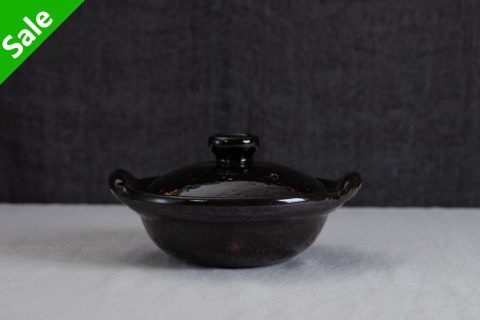 鸭釉 土锅 六寸 云井窑（中川一边陶）N24B469