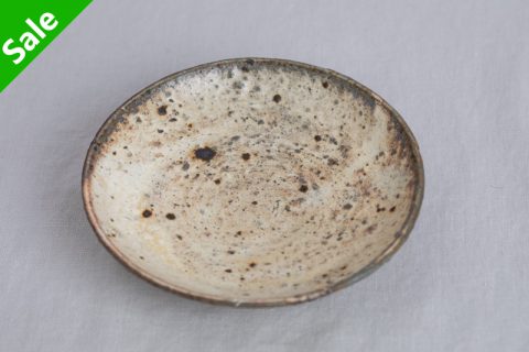 粉引 小皿（鹤野启司）