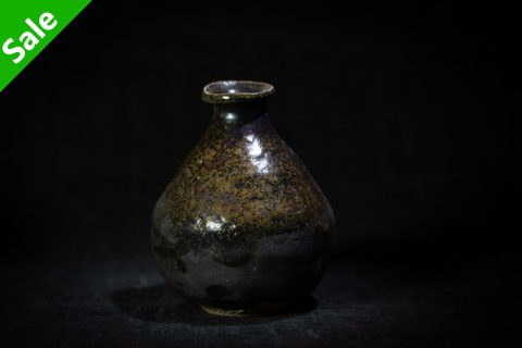 黑釉德利 酒壶（芳贺龙一）N24B289