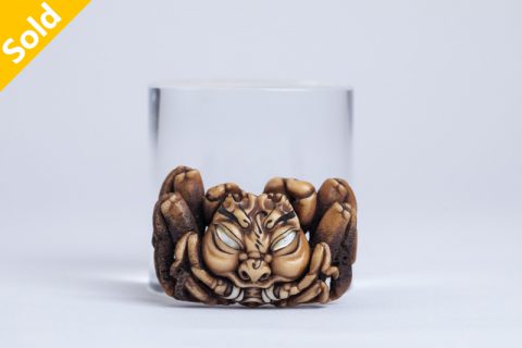 大蟹  根付（子竹）