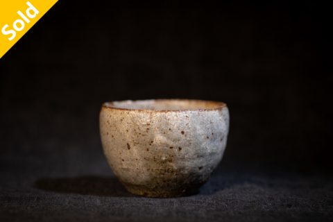 灰粉引 茶杯（马渡新平）N24B223