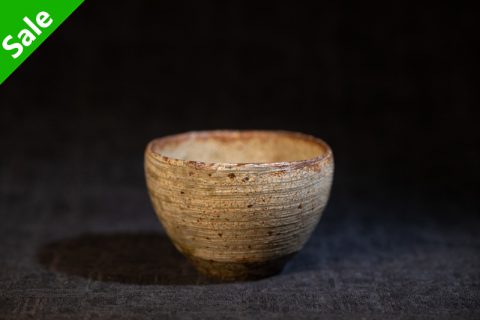黄刷毛纹 猪口杯 小/大（马渡新平）N24B235_9