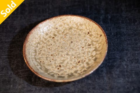 黄粉引 4寸皿/盘（马渡新平）N24B248