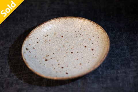 白粉引 4寸皿/盘（马渡新平）N24B249