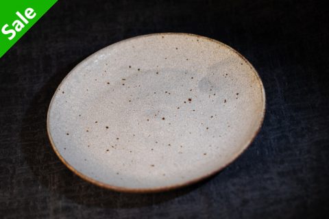 白粉引 6寸皿/盘（马渡新平）N24B253