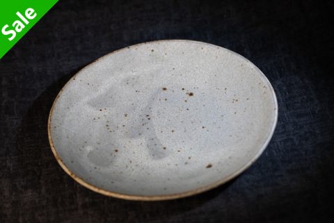 白粉引 7寸皿/盘（马渡新平）N24B255