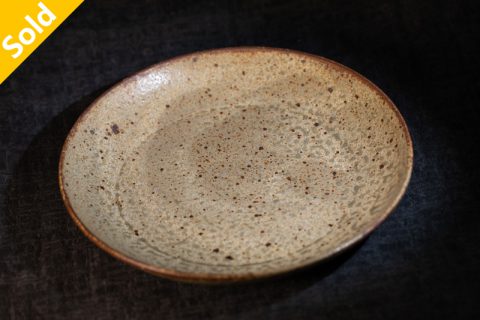 黄粉引 8寸皿/盘（马渡新平）N24B256