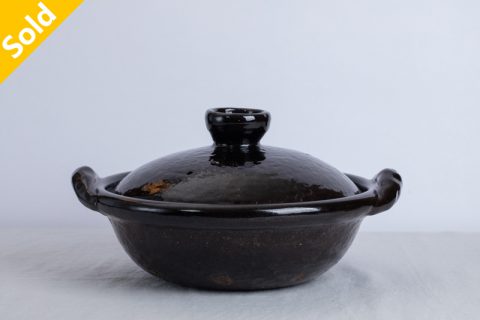 鸭釉 土锅 八寸 云井窑（中川一边陶）N24B470