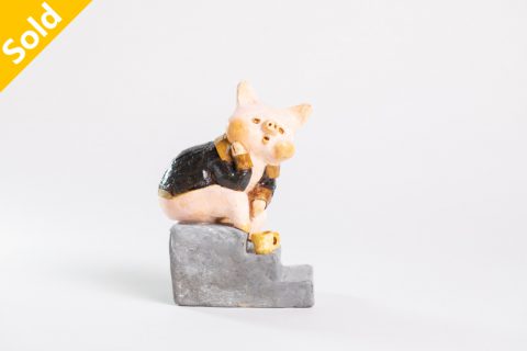 喝咖啡的猪 置物（和田直人）N24B413