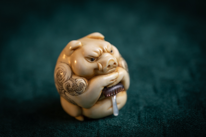 悟能 根付（子一）