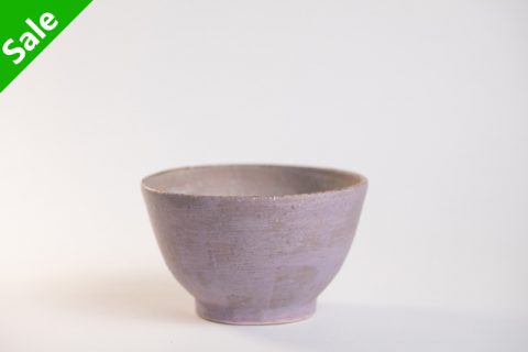 粉引淡紫小碗（まとはま・安竹）N24B456