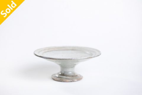 青灰高台皿 中（古谷浩一）N25B053