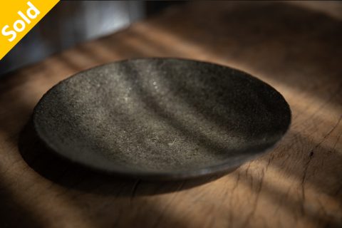 灰釉7寸皿（平野寅和）N25B095