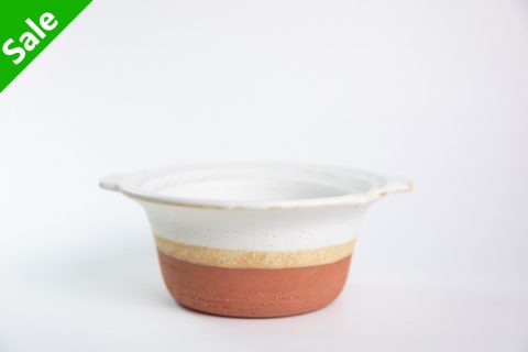 白釉耐热小皿（古谷浩一）N25B048
