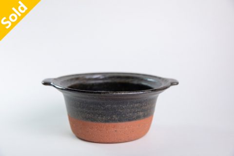 黑釉耐热小皿（古谷浩一）N25B050