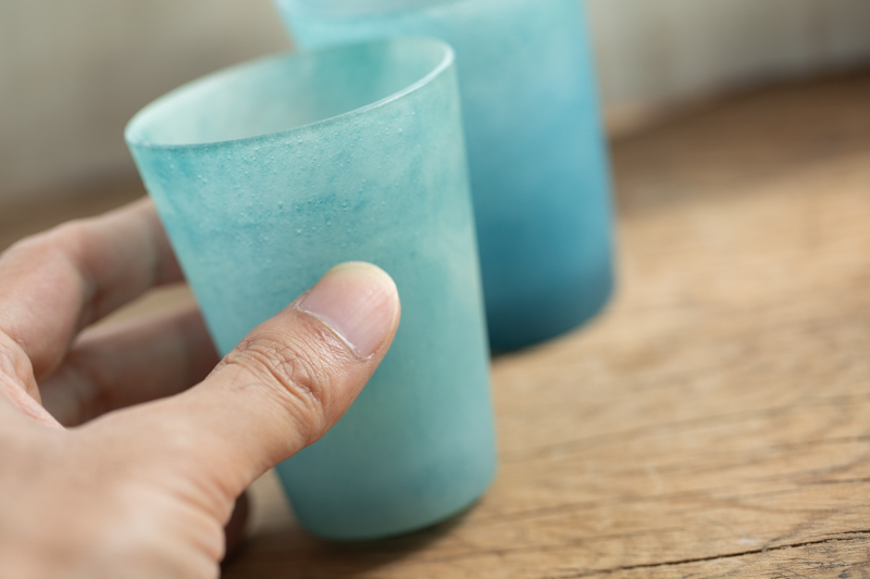 铸造玻璃杯 重绿（后藤洋平）N25B139