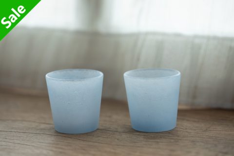 铸造玻璃茶杯 浅蓝（后藤洋平）N25B140