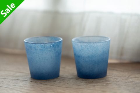 铸造玻璃茶杯 蓝（后藤洋平）N25B140