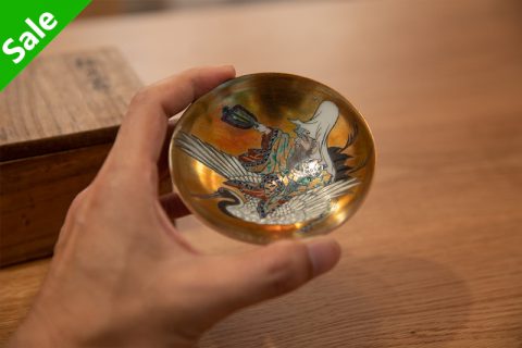 寿老人仙鹤图 杯