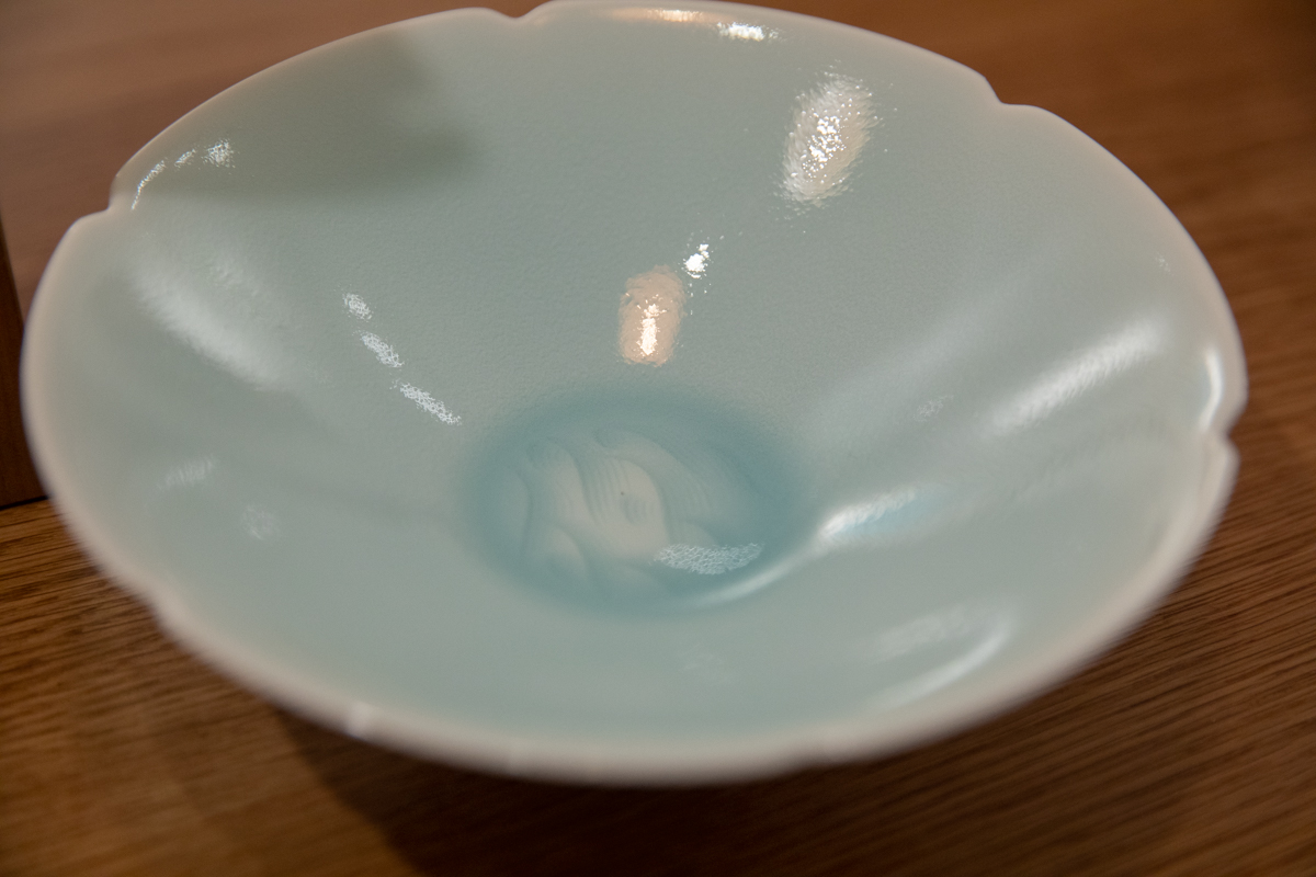 快山窑 青白瓷涛纹钵
