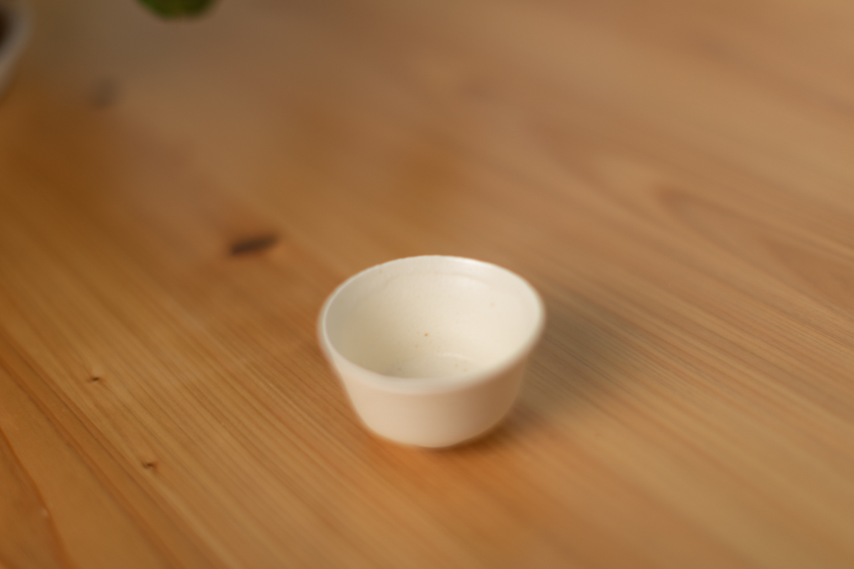 白瓷酒杯 茶杯（鹤野启司）