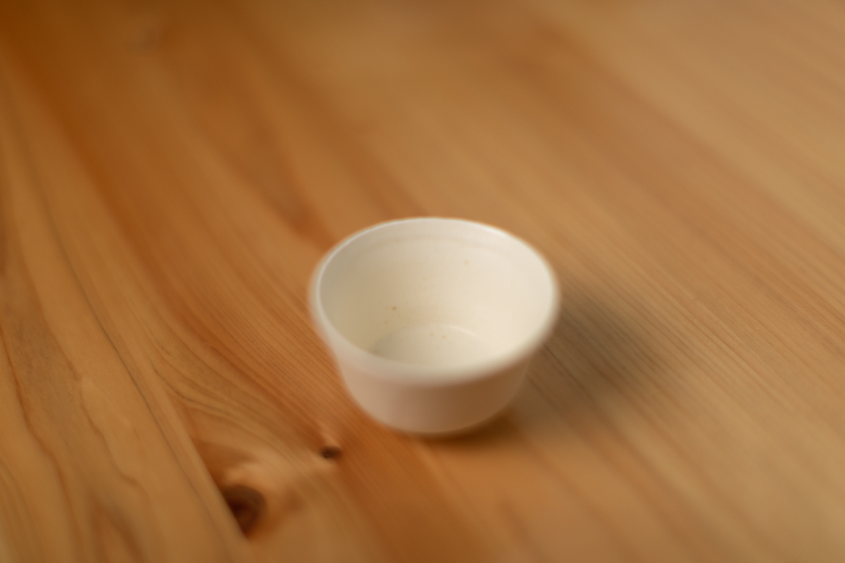 白瓷酒杯 茶杯（鹤野启司）