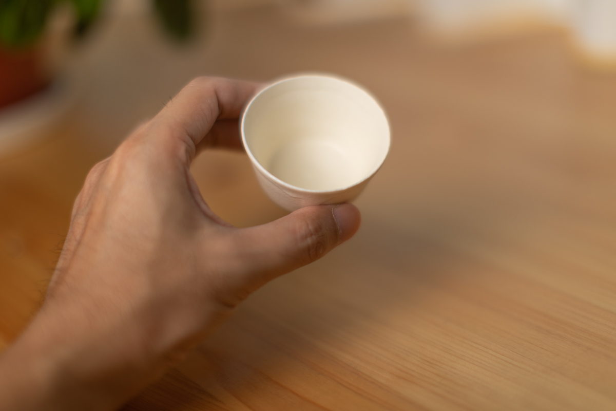 白瓷酒杯 茶杯（鹤野启司）