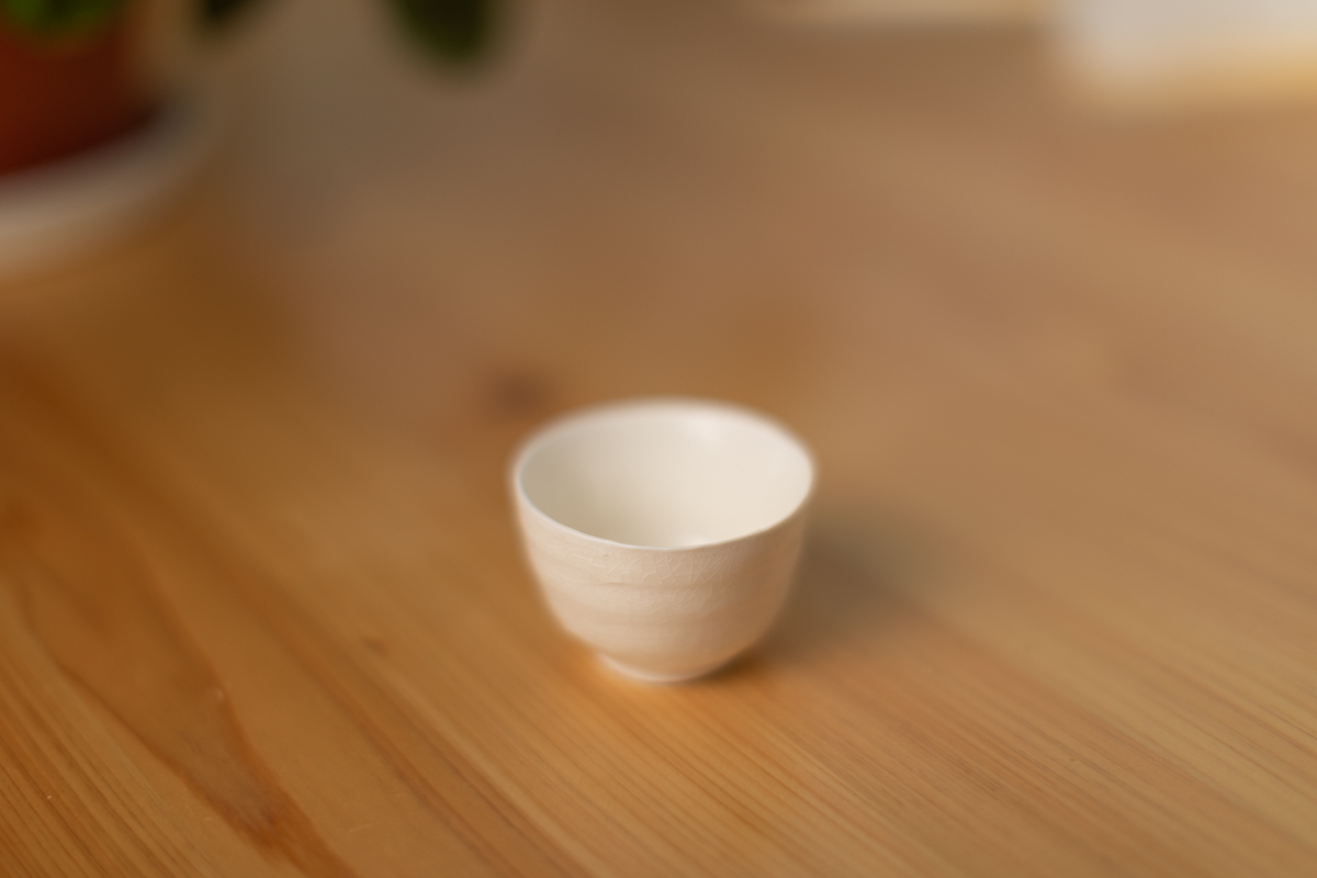 白瓷酒杯 茶杯（鹤野启司）