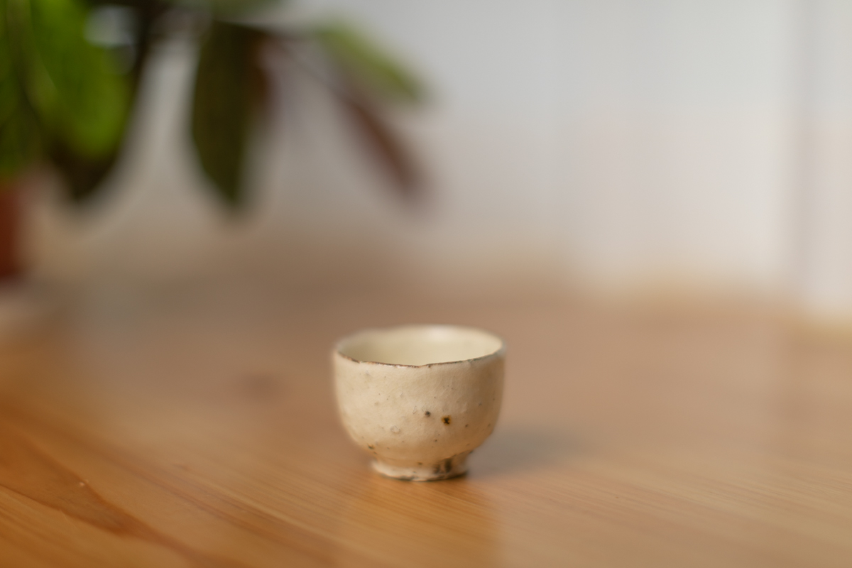 粉引酒杯 茶杯（鹤野启司）