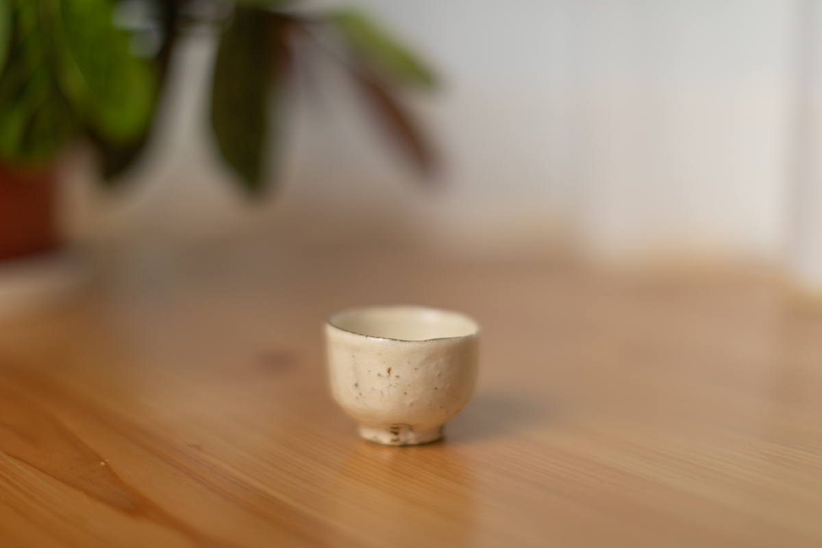 粉引酒杯 茶杯（鹤野启司）