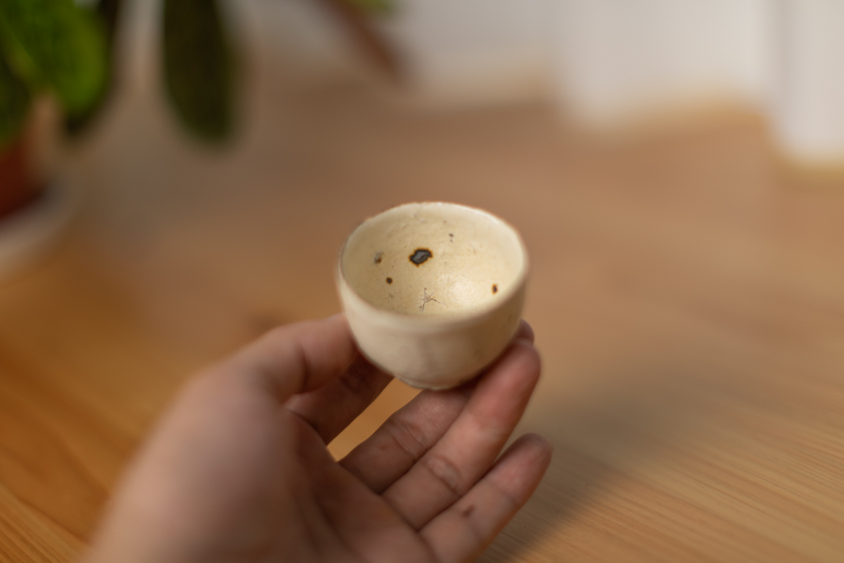 粉引酒杯 茶杯（鹤野启司）
