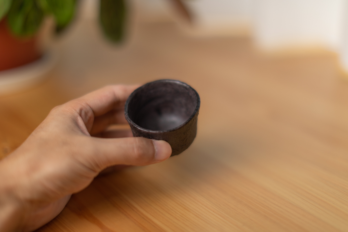 黑化妆酒杯 茶杯（鹤野启司）