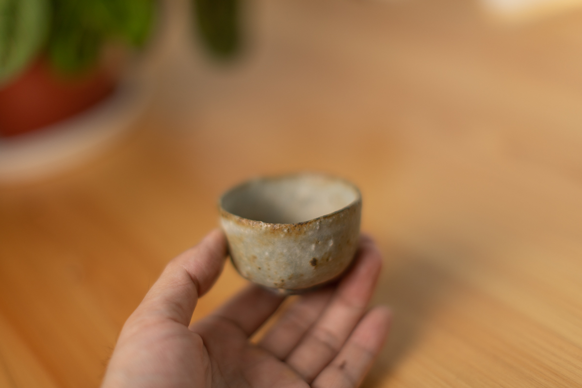 粉引酒杯 茶杯（鹤野启司）