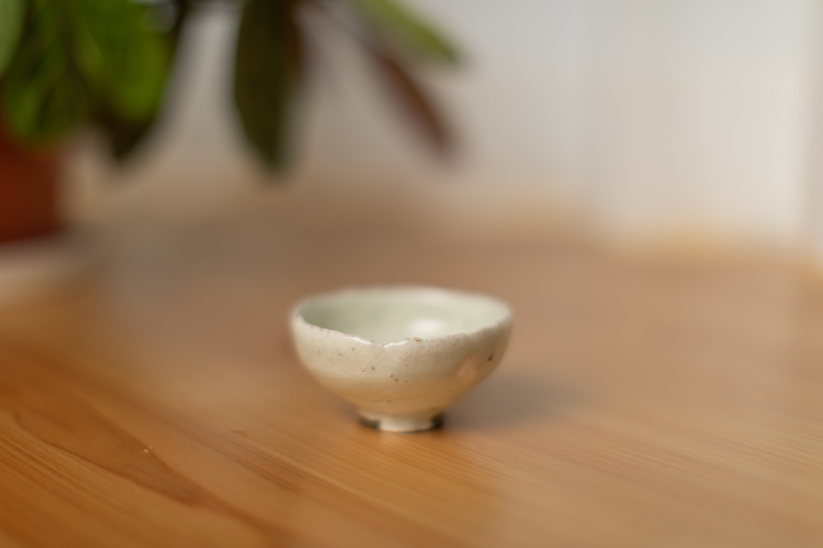 粉引酒杯 茶杯（鹤野启司）