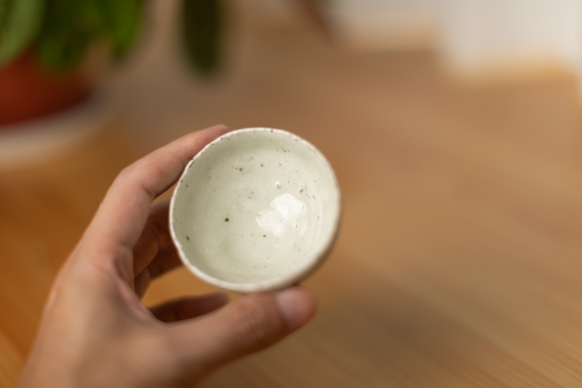粉引酒杯 茶杯（鹤野启司）