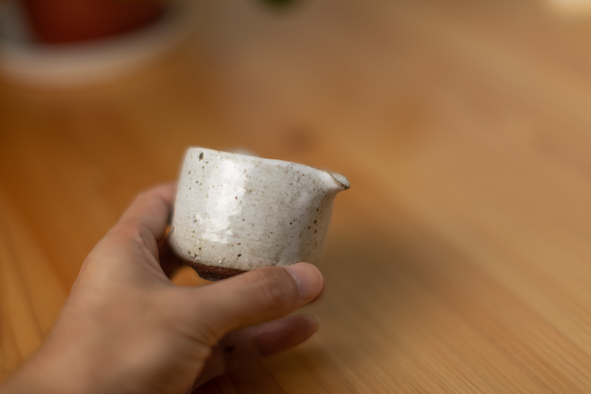 白釉片口（鹤野启司）