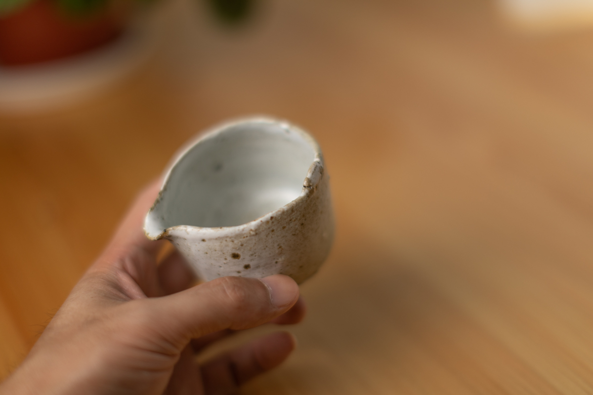 白釉片口（鹤野启司）