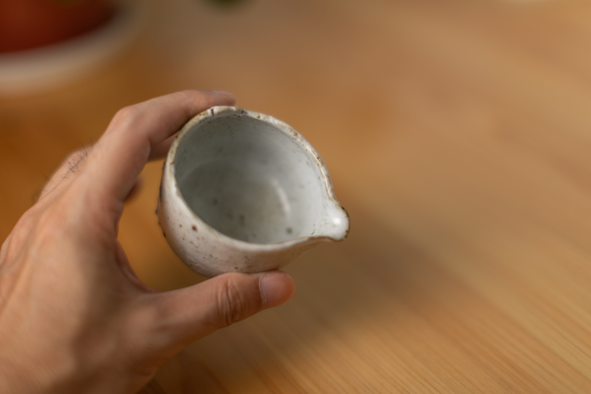 白釉片口（鹤野启司）