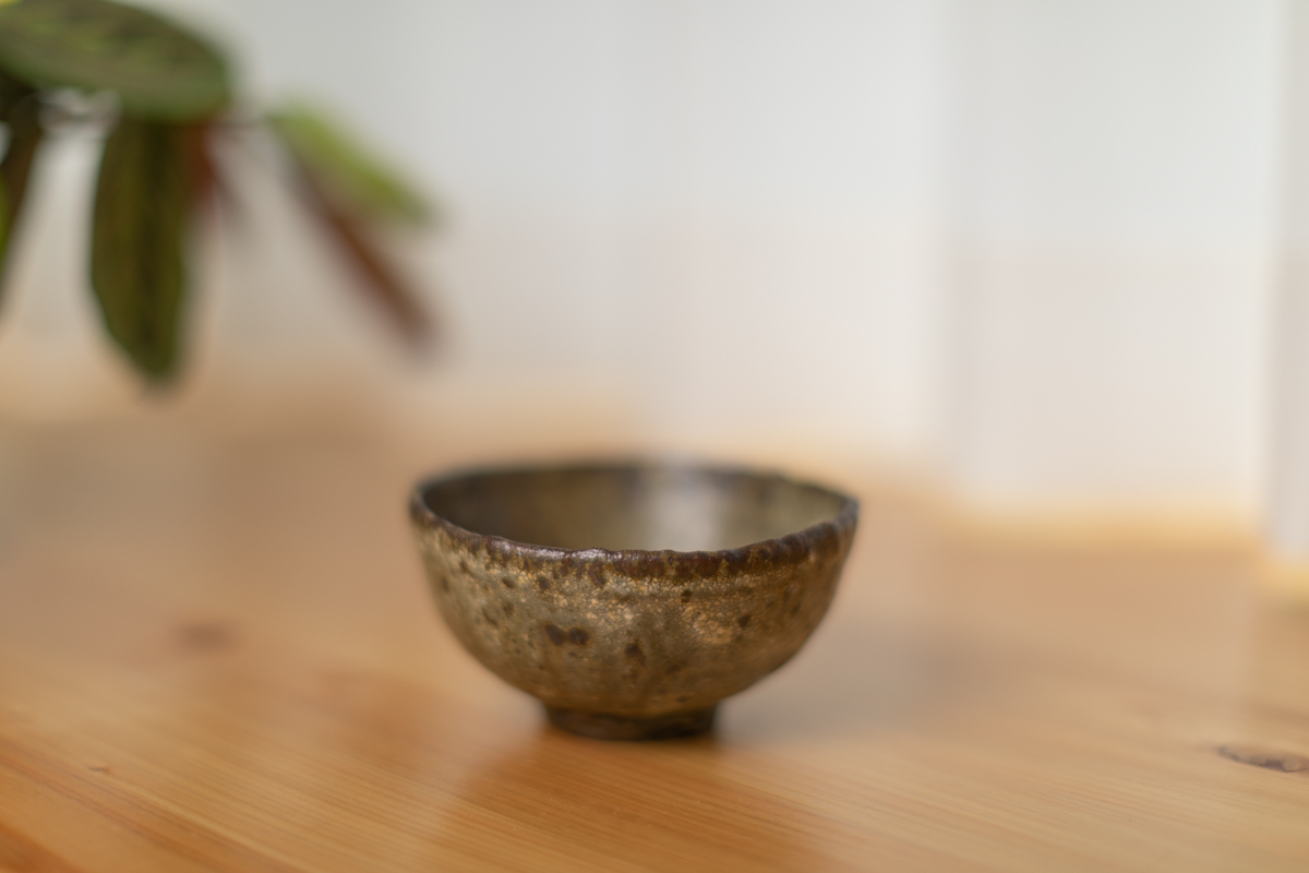 灰釉粉引碗（鹤野启司）