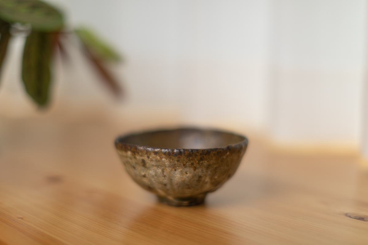 灰釉粉引碗（鹤野启司）
