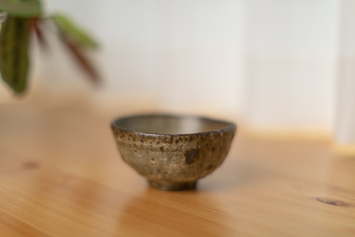 灰釉粉引碗（鹤野启司）