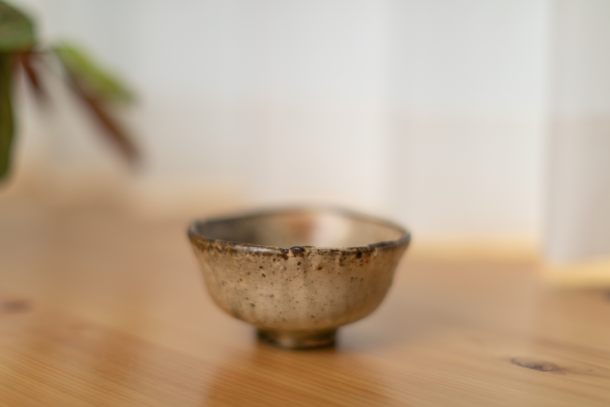 白化妆灰釉碗（鹤野启司）