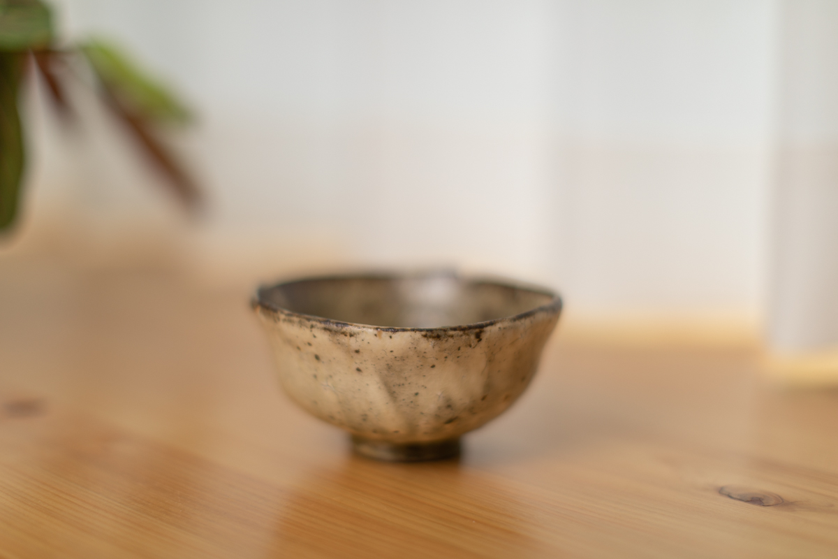 白化妆灰釉碗（鹤野启司）