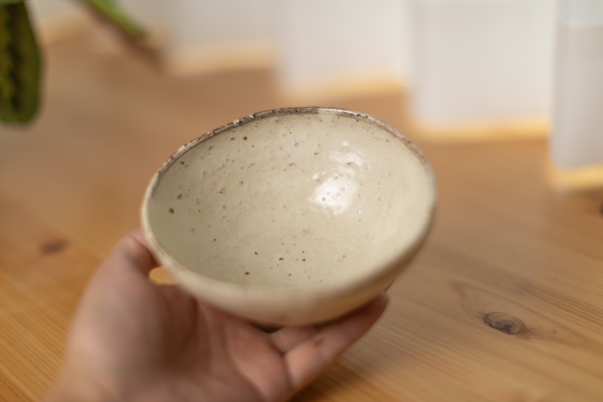 粉引碗 大（鹤野启司）