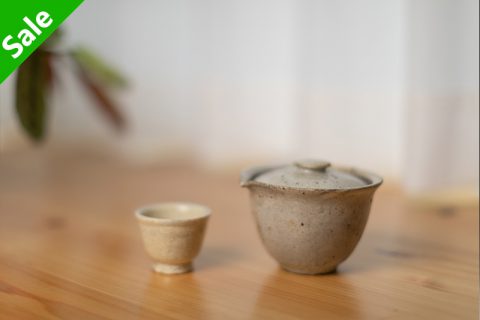 粉引宝瓶杯子套装（山崎 さおり）
