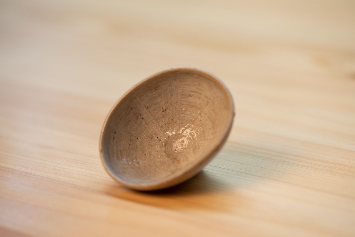 线纹雕刻杯 附原箱（横萩一光）