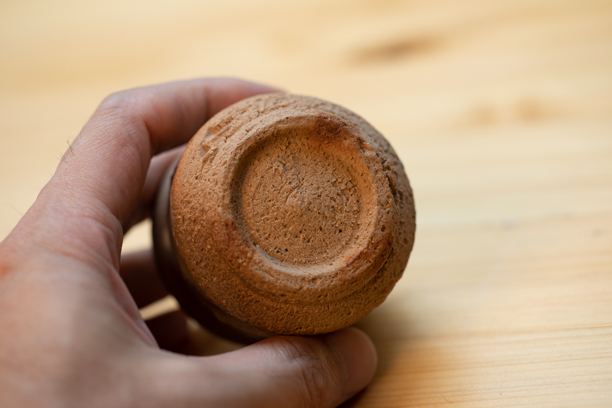 粉吹手酒吞 茶杯 附原箱（铃木八郎）