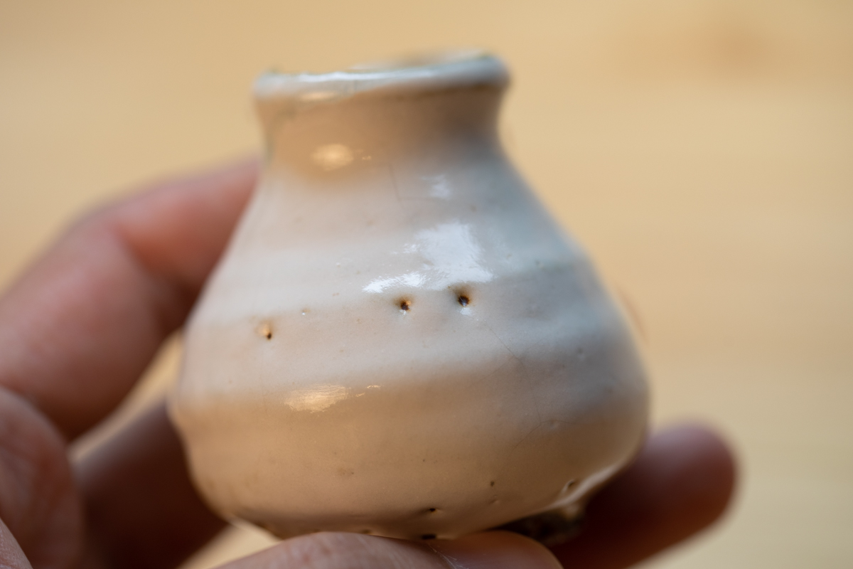 萩烧豆花入 附原箱（纳富鸟云）