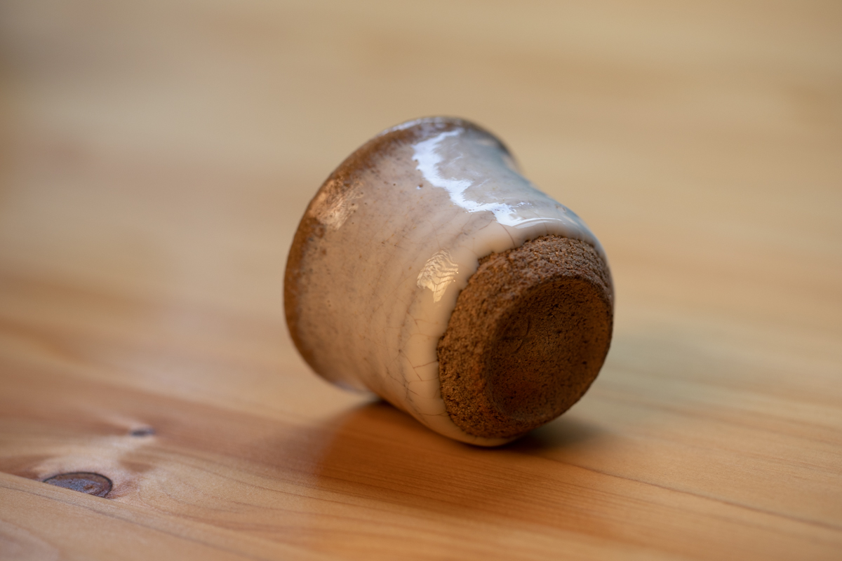 斑唐津酒吞 茶杯 附原箱（中里重利）