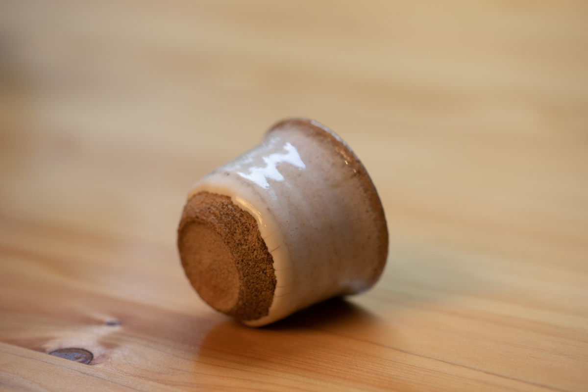 斑唐津酒吞 茶杯 附原箱（中里重利）